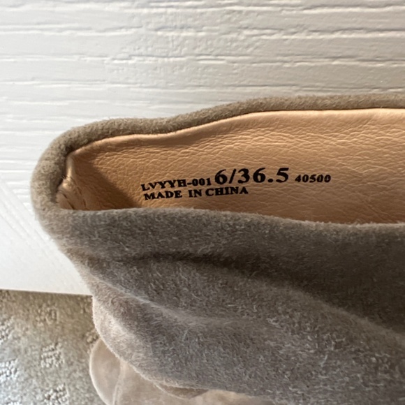 High Heel Scrunch Suede Ankle Booties - Picture 4 of 5